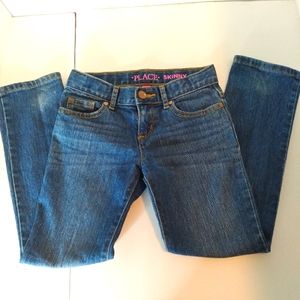 Children's Place Girls Blue Skinny Jeans
